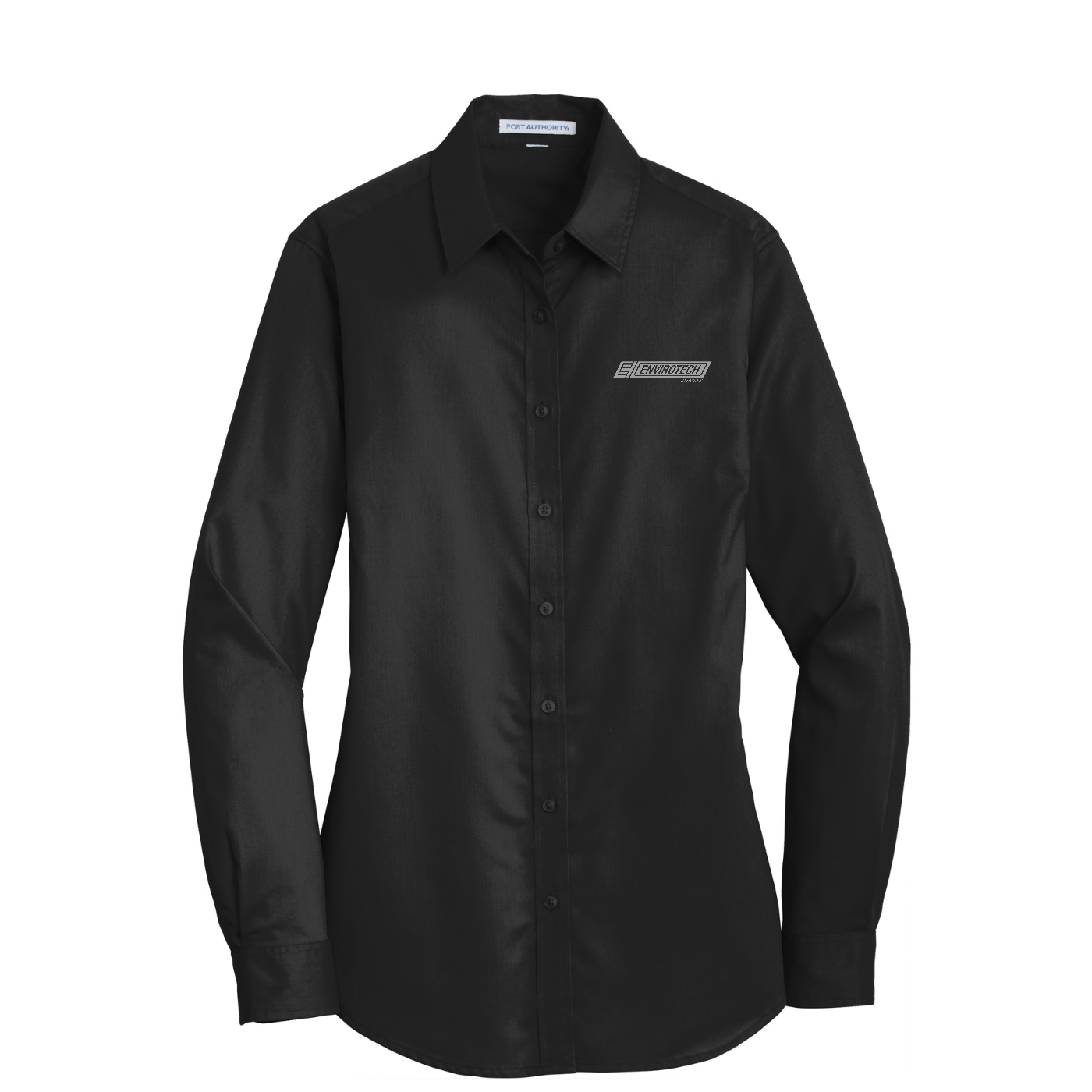 Port Authority Women's SuperPro Twill Shirt — Black